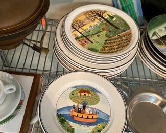 Villeroy and Boch dishes. 