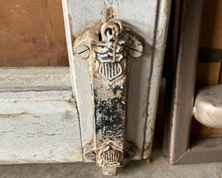 Awesome details on the Antique doors