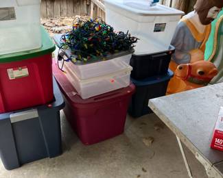Extra storage totes