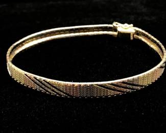 14k 3tone Gold Bracelet