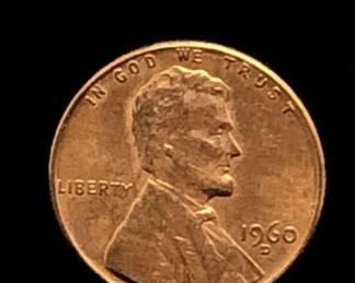 Large Date 1960 Penny