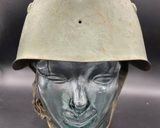 WWII Steel Combat Helmet