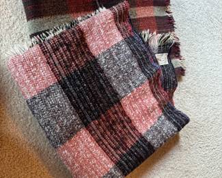 Vintage wool throws