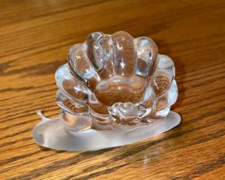 Vintage Tyco glass snail