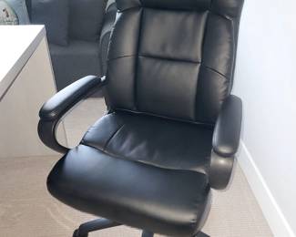 Faux leather office chair. $65 excellent condition