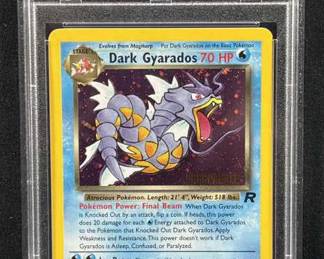 2000 Dark Gyarados Prerelease Holo Pkmn PSA 8