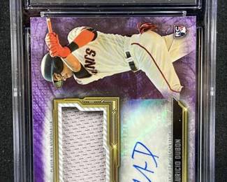 CSG 10 Mauricio Dubon #/75 Rookie Auto Amethyst