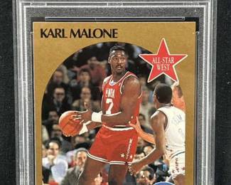 1990 Hoops Karl Malone All-Star PSA 9 MINT