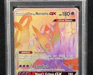 Dawn Wings Necrozma GX Ultra Prism Secret PSA