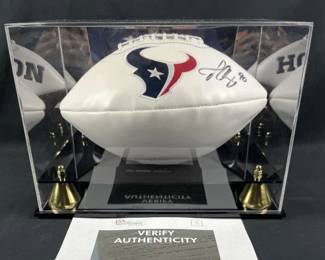 Jadaveon Clowney Signed Texans Football JSA