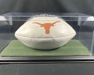 Earl Campbell Signed Longhorns Football