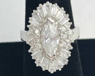 925 Silver Cocktail Ring