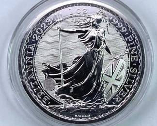 2023 1oz Britianna Last Coin w/ Queen Elizabeth