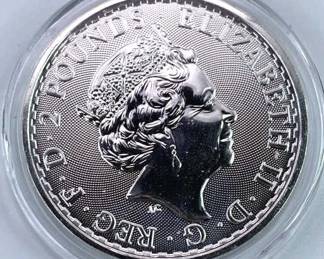 2023 1oz Britianna  Last Coin w/ Queen Elizabeth