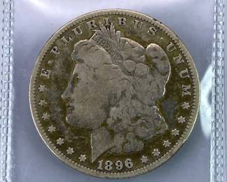 1896-O Morgan Silver Dollar Semi Key Date