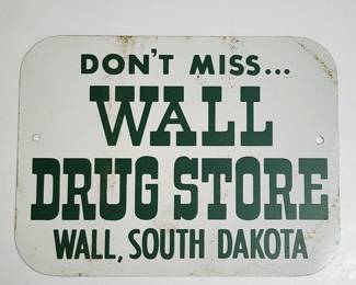 Wall Drug Metal Sign