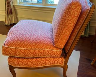 32. Pair of Ashley Manor Slipper Chairs w/ Wood Frame (29" x 32" x 35")