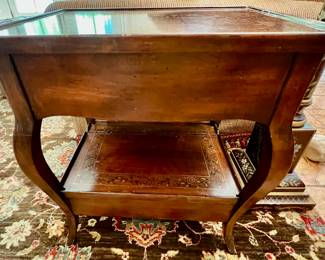 41. Pair of Hand Painted End Tables (22" x 16" x 25") (as is)