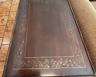 41. Pair of Hand Painted End Tables (22" x 16" x 25") (as is)