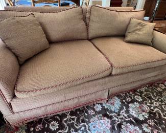 40. 2 Cushion Sofa w/ Complimentary Trim (84" x 40" x 35")