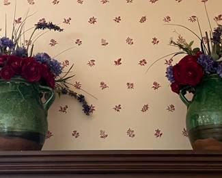 49. Green Ceramic Vase (16")
50. Green Ceramic Vase (16")