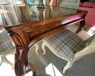 70. John-Richard Fine Furniture Game Table w/ Cabriole Legs (48" x 48" x 31")
71. Set of 4 Side Chairs (24" x 20" x 40")