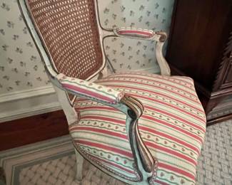 162. Pair of Cane Back Fauteuil Chairs (22" x 20" x 33")