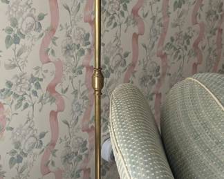 168. Brass Floor Lamp (57")