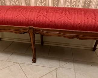 179. Bench w/ Carved Base (58" x 18" x 20")