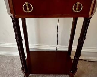 185. One Drawer End Table (20" x 11" x 29")