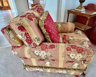 184. Pair of Swivel Club Chairs (34" x 40" x 36")