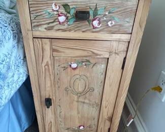 188. Pair of Hand Painted Nightstands (17" x 15" x 31")