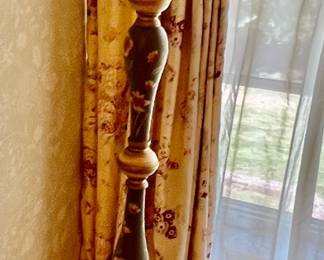 199. Hand Painted Floor Lamp (64")