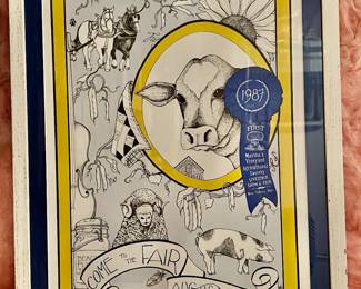 213. "Come to the Fair" Poster by Carnegy 1987 (22" x 28")