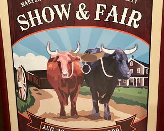 215. Framed Poster of Martha's Vineyard Show & Fair (22" x 28")