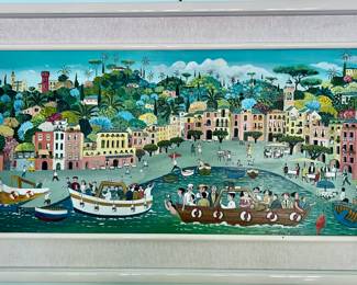 96. Painting of Portfolio by Alessandra Puppo (39" x 24")