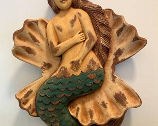98. Wood Mermaid (12" x 18")