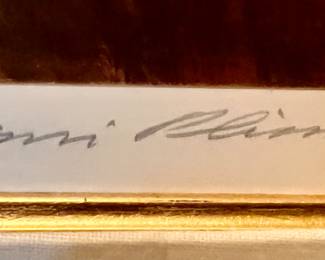 105. Signed Lithograph by Henri Plissa 43/300 (36" x 44")