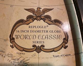 120. Replogle World Classics Series Globe (16" x 38"h)