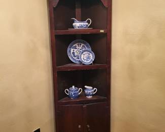 Small corner cabinet. 