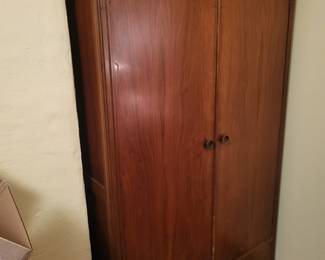 Great vintage armoire with full-width hanging - cedar lined!