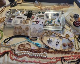 Costume Jewelry - both vintage and current options.  