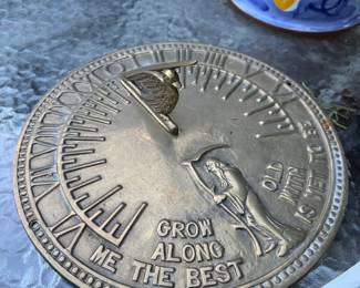 Slightly dark sundial…