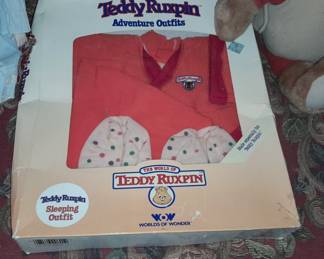 Teddy Ruxpin Bears, Clothing, & Accessories