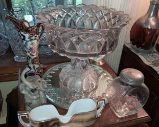 Crystal Footed Punch/Compote Bowl