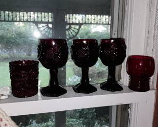 Red Cranberry Glass