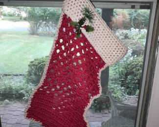 Handmade Knit Stocking