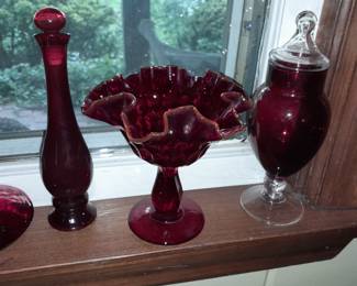 Red Cranberry Glass