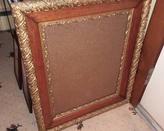 Carved Gold Toned Frame