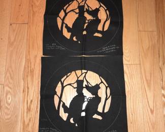 Silhoutte Pillow Stencils